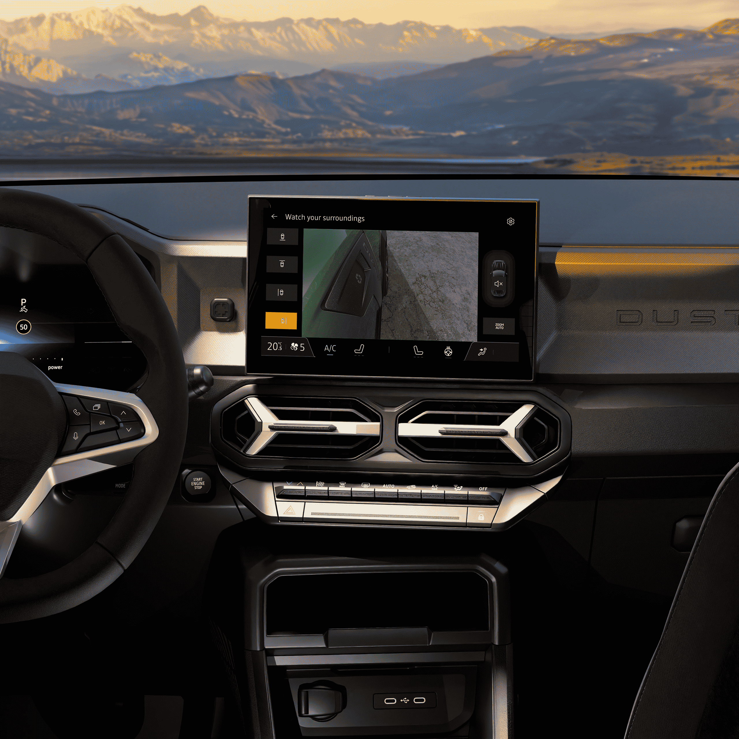 Система камер кругового огляду Renault Duster